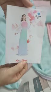 Vải áo dài cao cấp lụa trơn hoạ tiết loang màu độc đáo - lụa Ngọc Nhung (chỉ loang màu vải áo)