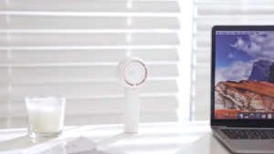 JISULIFE FA42-1 Mini Turbo Fan พัดลมพกพา น้ำหนักเบา พกพาง่าย ปรับระดับความแรงได้ 5 ระดับ แบตเตอรี่ 4500mAh