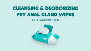 HICC PET Buttock wet wipes for Dogs & Cats All Pet Cleansing Deodorizing & Soothing Allergy Infections with Coconut Oil - Dog/Cat Grooming Wipes Hypoallergenic & Vet Recommended-100pcs
