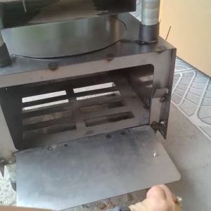 Bếp Củi Cải Tiến Hương Giang Vuông Đường Chéo 37cm – Siêu Bền Chống Đen Nồi Có Ống Khói Bệ Đỡ Củi & Hứng Tro 🔥
