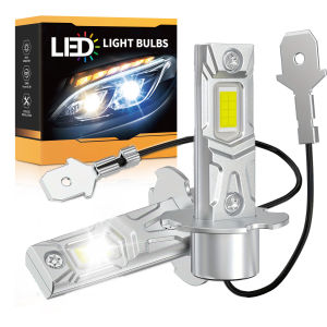 2pcs 180W H3 LED Headlights Bulbs Canbus 1:1 12V 18000LM 6500K Cool White Super Brighter LED H3 Driving Fog Lamps Plug and Play