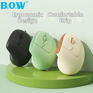 B．O．W | Ergonomic Silent Vertical Wireless Mouse