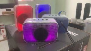 Bluetooth Speaker Portable A011 A012 Wireless Speaker Lampu LED