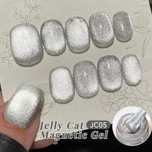 UR SUGAR 15ml Cat Magnetic Gel Polish Silver Crystal Ceramic Semi Permanent Soak Off UV Gel Nail Art Manicure Varnish