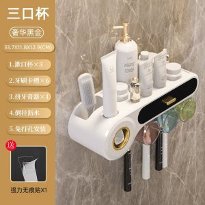 Tủ Đựng Bàn Chải Đánh Răng Gắn Tường Không Cần Đục Lỗ Túi Đựng Nước Súc Miệng Tủ Đựng Đồ Vệ Sinh Cá Nhân Kiểu Scandinavia Dụng Cụ Vệ Sinh Cá Nhân