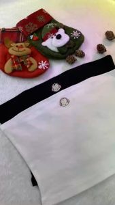 Áo quây Kill System Mikasa áo ống hình in thỏ và nơ màu trắng đen