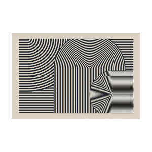 Luxurious Bedroom Living Room Carpet 2025 New Style Sofa Tea Table Entrance No-Wash Bedside Rug Polyester Stripe Machine Knitted