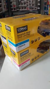 CB540A / CB541A / CB542A / CB543A  พร้อมส่ง หมึกชุดสี 4 ตลับ สีดำ สีฟ้า สีแดง สีเหลือง CP1210 / CP1215 / CP1217 / CP1510