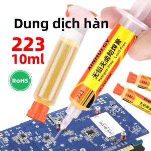 BGA Thông Lượng Dán RMA-223 Chì Halogen Không Hoạt Động Cao Không Sạch Hàn Thông Lượng Cho Sửa Chữa Điện Thoại Di Động
