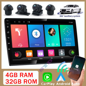 Android Car player 7/9/10inch 4G +32G 8 Core Double Din Car Radio Support WIFI GPS 360 Camera System RDS FM Radio Bluetooth Wireless CarPlay Android Auto