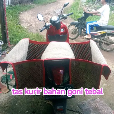 tas obrok / tas motor bahan goni khusus bawa barang berat.