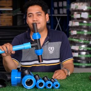 ข้อต่อ 3 ทางเกลียวในพีอี PE ขนาด 63x2"63 mm.