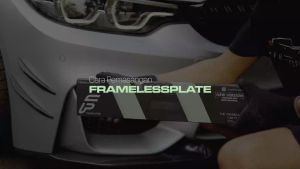 Framelessplate Dudukan Plat Nomor Mobil