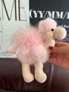 Đồ Chơi Khỉ Lông Cáo Màu Hồng Dễ Thương Lưu Niệm Du Lịch Mũi Treo Hình Lạc Đà Màu Hồng Trung Quốc Đại Lục Đồ Chơi Vải Mềm PP Cotton