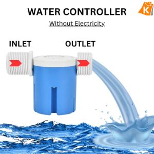 Automatic Water Level Control Valve Inside Type Side Inner Water Automatic Float Valve Water Level Control Valve Used for Water Tank Solar Energy Auto Pot Aquarium ( Vertical 1/2 size )
