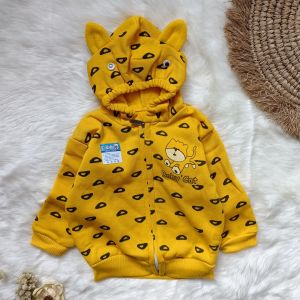 Jaket bayi motif baby cat 0-12 bulan