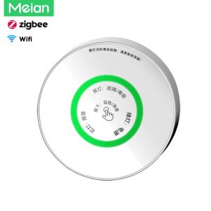 MEIAN | Meian Tuya Zigbee Gas Leak Detector Wireless WiFi Natural Gas Alarm Sensor for Home Security Protection Smart Life APP