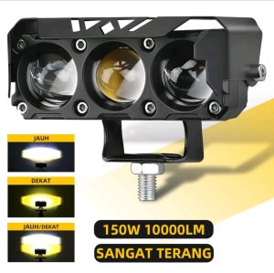 Lampu tembak SQL 3mata suport 12dan 24volt