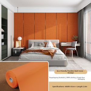 Premium Flax Self-Adhesive Soundproof Whole-House Wallpaper