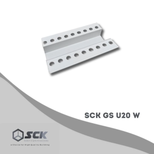 Tali Air / U Channel / Groove Joint SCK GS U20 White (putih) UPVC