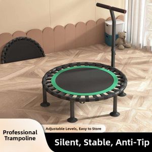 Keluojing | Foldable Indoor Small Family Trampoline with Handrail