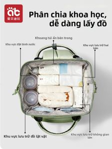 AIBEIDILA | Ba lô đa năng cho mẹ bầu có dung tích lớn và kiểu dáng thời trang