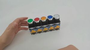 [HCM] Nút nhấn nhả nhấn giữ có đèn không đèn LA38 phi 22