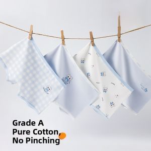 Miiow | Pure Cotton Childrens Underwear Girls Flat Angle Pants Breathable Comfortable No Butt Pinching Full Cotton Four Corner Pants