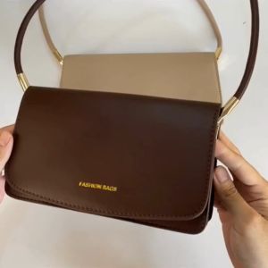 Tas Bahu Wanita Import Kulit Cewek Mini Korean Style Mocca Terbaru Live Shopping 2023