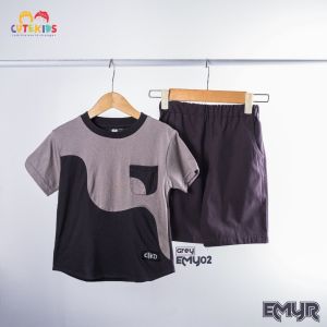 SETELAN ANAK LAKI KAKI SET EMYR USIA 3 BULAN-6 TAHUN CUTE KIDS