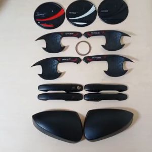 Paket Outer Handle Pintu & Cover Spion Mobil Toyota Raize 2023 - 2024 Hitam All Variant