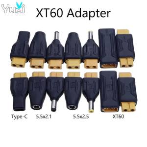YuXi 1 XT60 Sang USB-C Type-C DC 5.5*2.1mm/5.5*2.5mm Bộ Chuyển Đổi Phích Cắm Từ Cái Sang Đực Cho Máy Tính Xách Tay Đầu Nối Sạc Nguồn Ngoài Trời