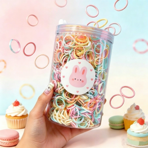 WAMEN | Candy Color Gentle Elastic Hair Ties