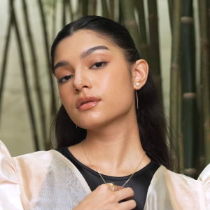 Mikana Love & Lace Towa Ribbon Gold Plated Ring for Women adjustable coquette singsing gift for her