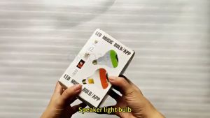 Speaker Bluetooth RGB Universal 2in1 dengan Remote Control - Warna Lampu LED Berubah Baterai Built-in