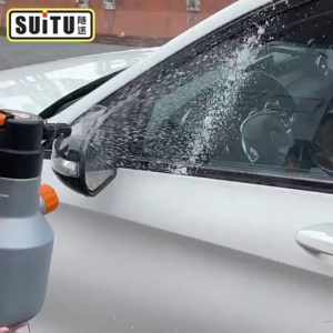 SG READY STOCK Portable Car Foam Sprayer Electric Foam Mist Spray Bottle For Gardening House Car Cleaning