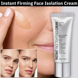 Instant Firming Face Isolation Cream Invisible Pores Brightening Skin Tone Primer Waterproof Moisturizing Oil Control Long Lasting Easy To Makeup