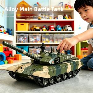 Cannon-Firing Leopard 2 Toy Tank Military Vehicle