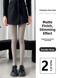 JIAZINI | White Velvet Stockings Womens Spring Autumn 80D Pantyhose JK Polka Dot Pure Desire Fall Velvet Matte Base Layer Tights