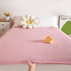 KAXIUMAN | Cooling Bear Cartoon Ice Bean Summer Mat Foldable Washable