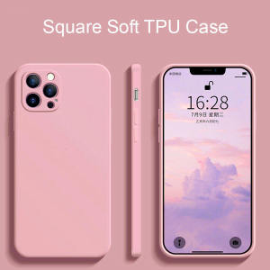 For iPhone 16 15 Pro Max 14 Plus 13 12 mini 11 Pro Max X XS XR XS Max 6 6s 7 8 Plus Camera Lens Protection Liquid Silicone Phone Case