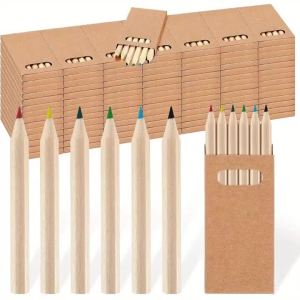Bút Chì Màu Mini 3.5 Inch Gói Số Lượng Lớn 5/10 Cây Dành Cho Trẻ Em & Người Lớn Trường Học Lớp Học Quà Tặng Sinh Nhật Bút Chì Màu Gỗ Chì HB