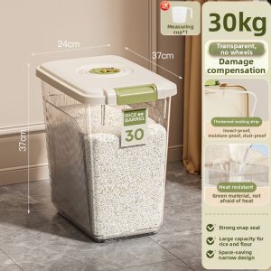 Sealed Insect-proof and Moisture-proof Grain Storage Container with Wheels