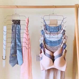 เสื้อโลหะ ที่แขวนเสื้อกล้าม ไม้แขวนเสื้ออเนกประสงค์ ไม้แขวนเสื้อโลหะ ชู้ชุดชั้นใน กางเกงควดเริ่มต้น สุขสันตึ้ง ปลอดภัย เสริมสร้างสุขภาพจิต