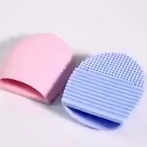DRHL0184 Brush Egg Pad Alat Pembersih Kuas Makeup Brush Cleaner Bahan silikon