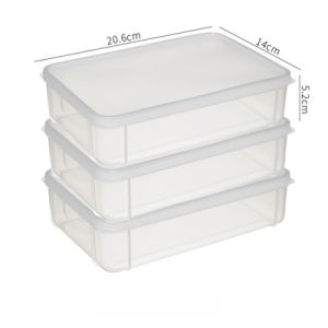 Japanese Brand Sanada Airtight Food Storage Box Six Grids Vegetable Preservation Container Freezer Box Baby Supplementary Food Box