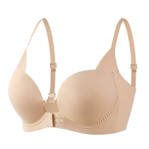 MiiOW | เสื้อชั้นในผู้หญิงไร้ตะเข็บแบบหนีบหน้า MiiOW Cat Person ทรงเอวสูง เสื้อชั้นในไร้โครง เหมาะกับหน้าอกเล็ก ทรงเอวสูง ทรงเอวสูง