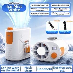 deli | Portable Wearable Cooling Neck Fan Silent Quiet