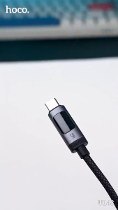 HOCO U148 สายชาร์จเร็ว พร้อมหน้าจอ OLED แสดงค่ากำลังไฟ รองรับ PD 27W / Type-C 100W / TC to TC 240W