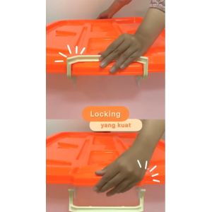 CONTAINER BOX KONTAINER EZY BOX SERBAGUNA KOTAK PLASTIK STORAGE BOX KERANJANG PENYIMPANAN WADAH SERBAGUNA